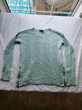 American Eagle Outfitters Teal Knit Sweater